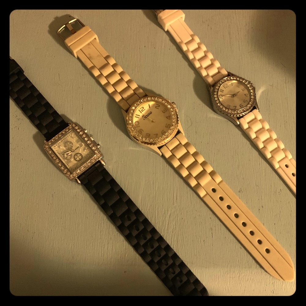 Rubber Jewel Watch Bundle